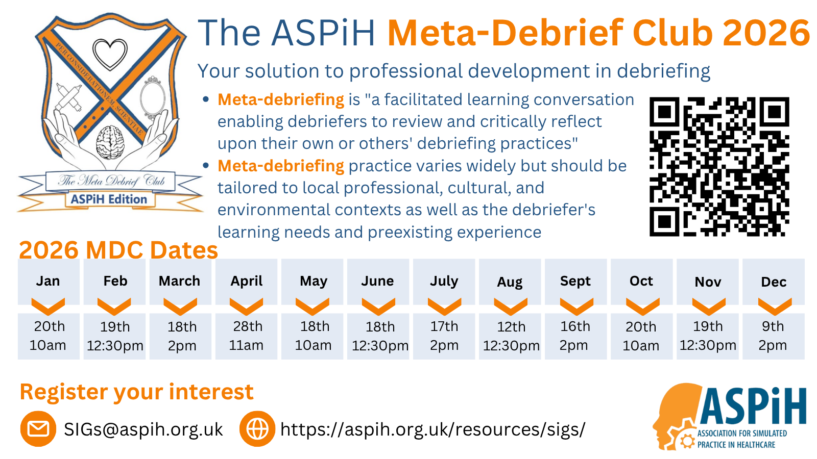 ASPiH Social Media Graphics Twitter LinkedIn and Facebook